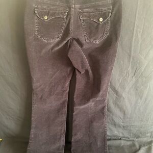 Claiborne Black Boot Cut Corduroy Pants
